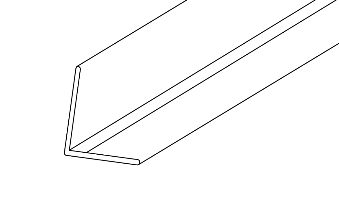 Picture of 22mm Flex Grid Angle 2.4m Trim-Tex (63pc)