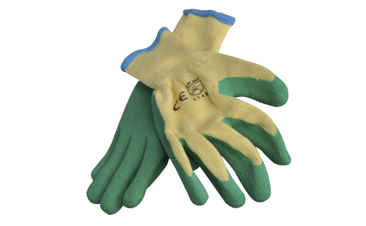 Picture of Poly Cotton Latex Gloves SafeCorp