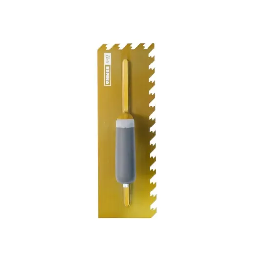 Picture of NotchTile Adhesive Spreading Tiling Trowel - Gold 12mm Notches