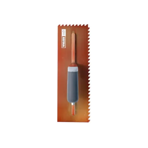 Picture of NotchTile Adhesive Spreading Tiling Trowel - Copper 6mm Notches